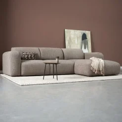 Bank Soul Chaise longue rechts - Sole 27 stof