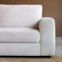 Bank Uno Chaise longue links Modesto wit