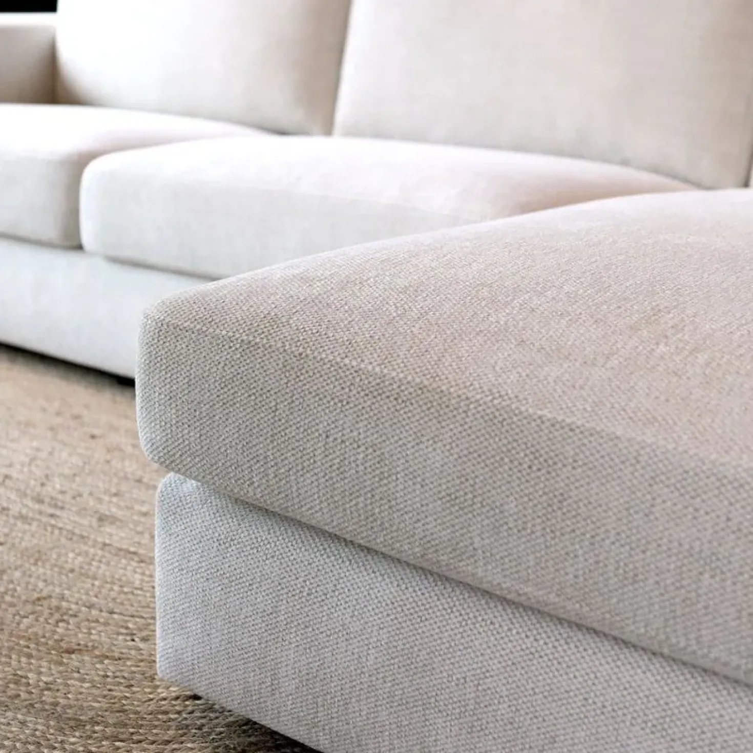 Bank Uno Chaise longue rechts Modesto wit
