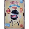Barbeque Party - metalen bord