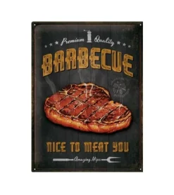Barbeque Premium Quality - metalen bord