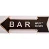 Bar Happy Hours - metalen bord