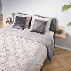 Bark houten nachtkastje zwevend set van 2 30cm