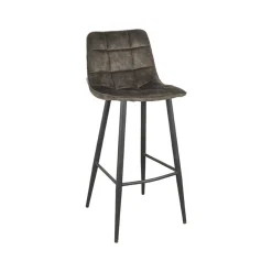 Barkruk Jelt Hunter Velours Zithoogte 78