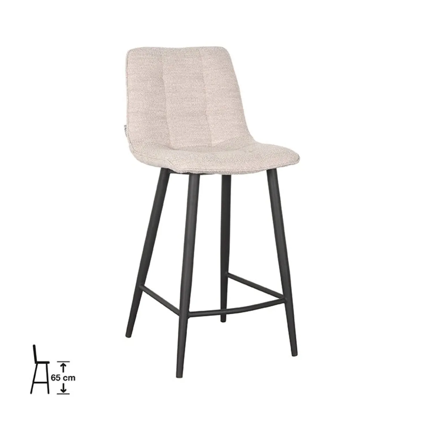 Barkruk Jelt Naturel Boucle