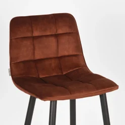 Barkruk Jelt Rust Velours Zithoogte 65