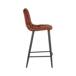 Barkruk Jelt Rust Velours Zithoogte 65