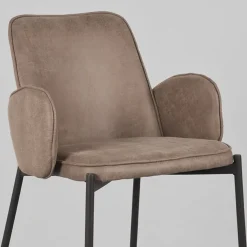 Barkruk Joni Taupe Micro Suede 51cm