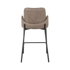 Barkruk Joni Taupe Micro Suede 51cm