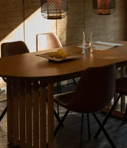 Barlet uitschuifbare Eettafel Eikenhout 200cm