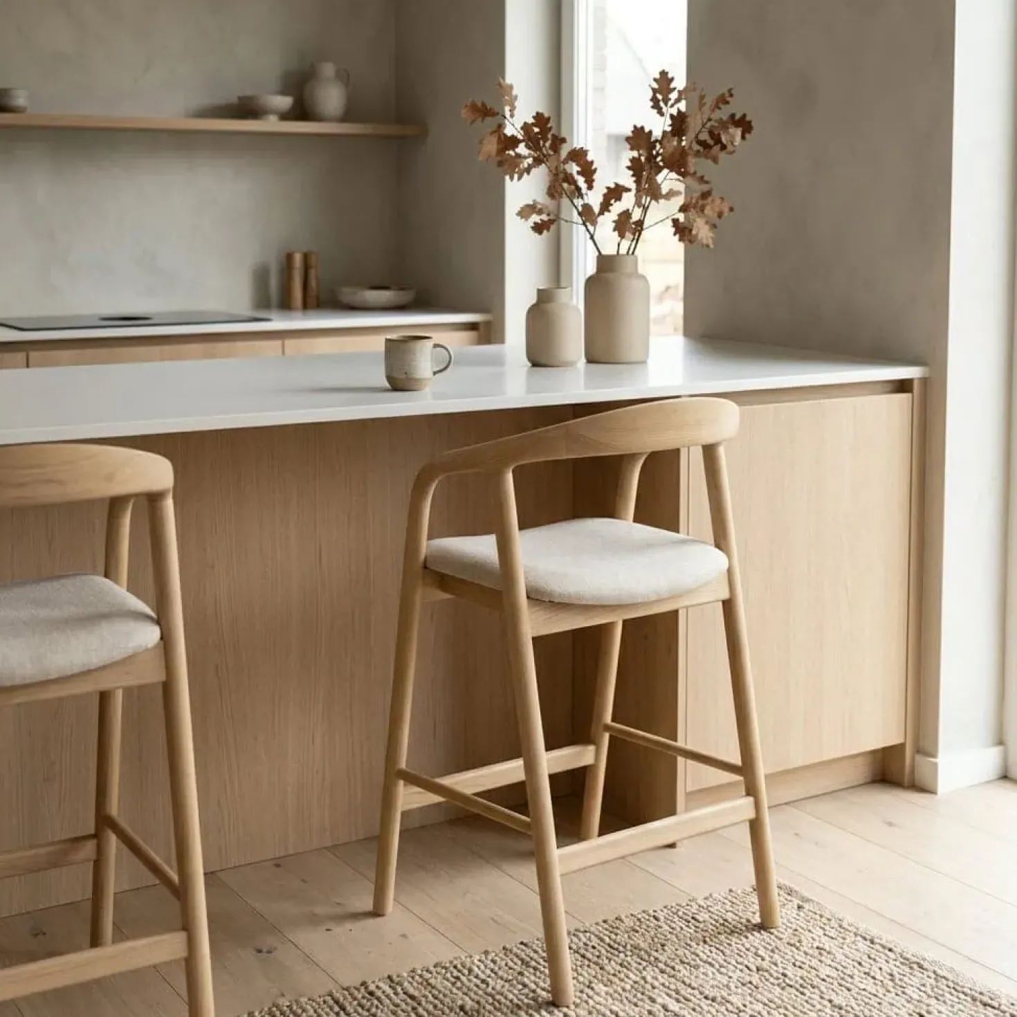 Barstoel Rayven naturel