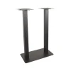 Bartafel Tafelpoot Dubbel Zwart Metaal Dubbel 108cm