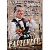 Bartender - metalen bord