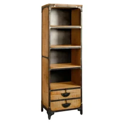 Basto Boekenkast 2 lades mango naturel matt