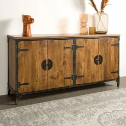 Basto Dressoir 4 drs mango naturel matt 180cm