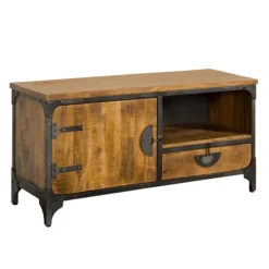 Basto TV meubel 1 dr 1 lade mango naturel matt 120cm