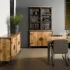 Basto Vitrinekast 4 drs mango naturel matt