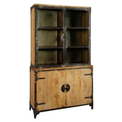 Basto Vitrinekast 4 drs mango naturel matt
