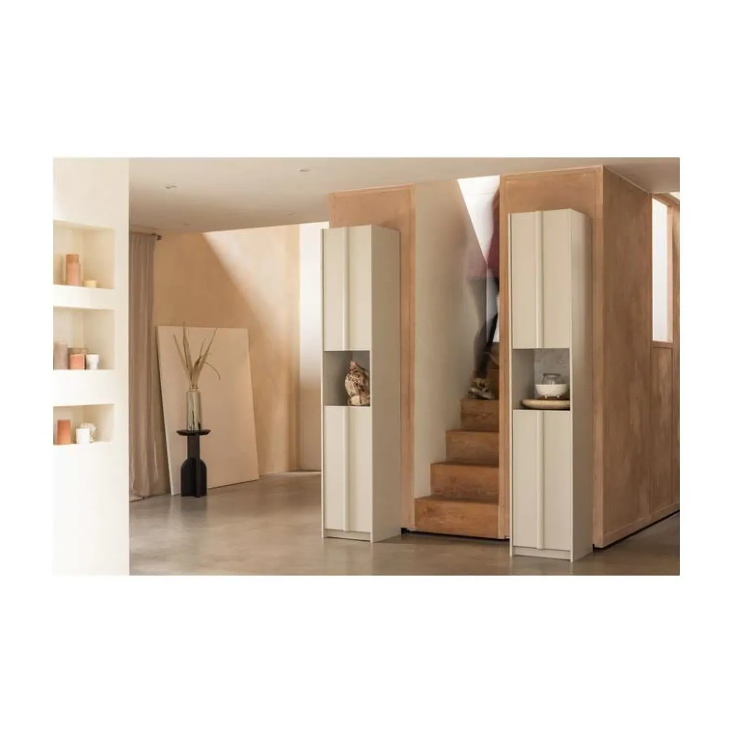 Basu Smalle kast grenen dust 40 cm