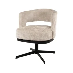 Beau eetkamerfauteuil draaipoot Naturel