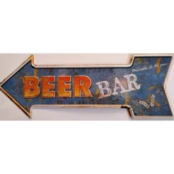 Beer Bar - metalen bord