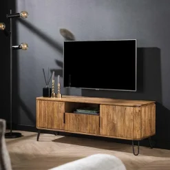 Belisa TV-meubel mangohout zandkleur 135cm