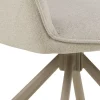 Bella Eetkamerstoel beige met beige onderstel