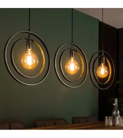 Bellamy 3-lichts hanglamp industrieel