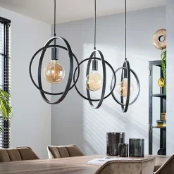 Bellamy 3-lichts hanglamp industrieel