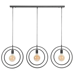 Bellamy 3-lichts hanglamp industrieel