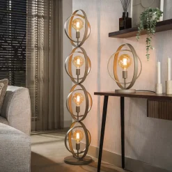 Bellamy 4-lichts Vloerlamp Beige