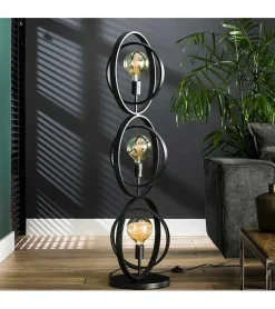 Bellamy 3-lichts vloerlamp industrieel