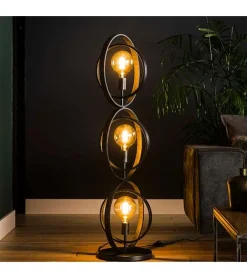 Bellamy 3-lichts vloerlamp industrieel