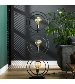 Bellamy 3-lichts vloerlamp industrieel