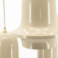 Bellure 3-lichts getrapte Hanglamp Beige