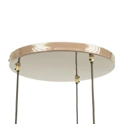 Bellure 3-lichts getrapte Hanglamp Bruin