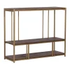 Belvedere boekenkast laag met 3 planken manghout 120cm