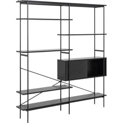 Belvero Boekenkast XL Zwart 172cm