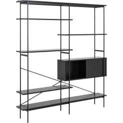 Belvero Boekenkast XL Zwart 172cm