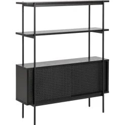 Belvero Boekenkast Zwart 94cm