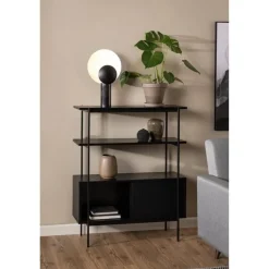 Belvero Boekenkast Zwart 94cm