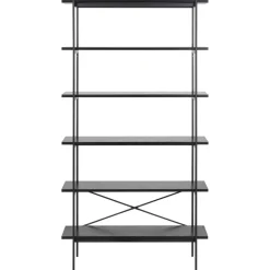 Belvero open Boekenkast Zwart 94cm