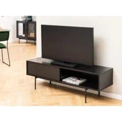 Belvero Tv meubel Zwart 140cm