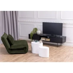 Belvero Tv meubel Zwart 180cm