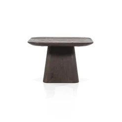 Bijzettafel Aron vierkant 60×60 bruin