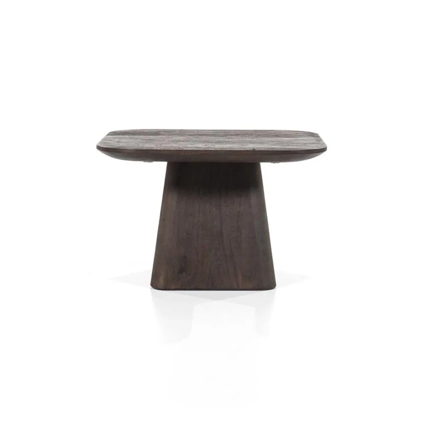 Bijzettafel Aron vierkant 60×60 bruin