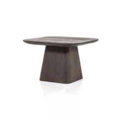 Bijzettafel Aron vierkant 60×60 bruin