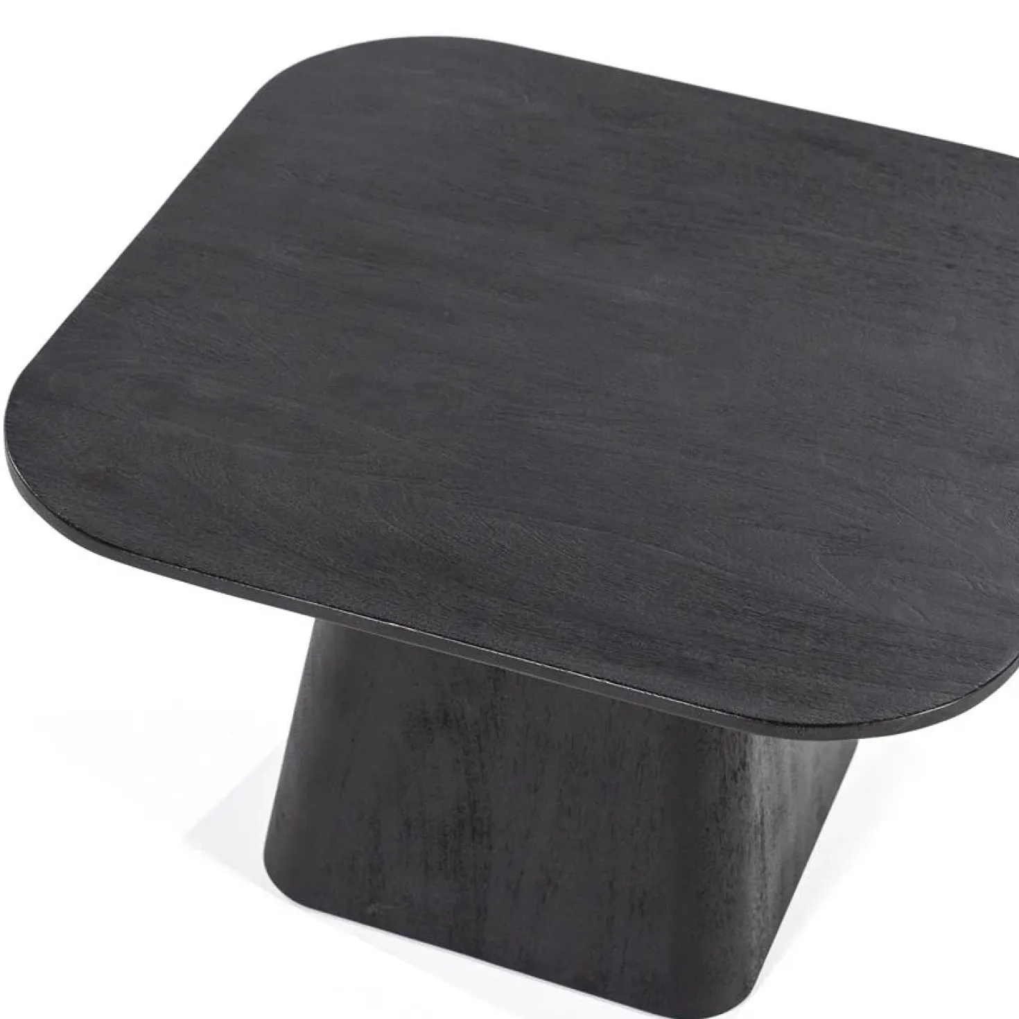 Bijzettafel Aron vierkant 60×60 zwart
