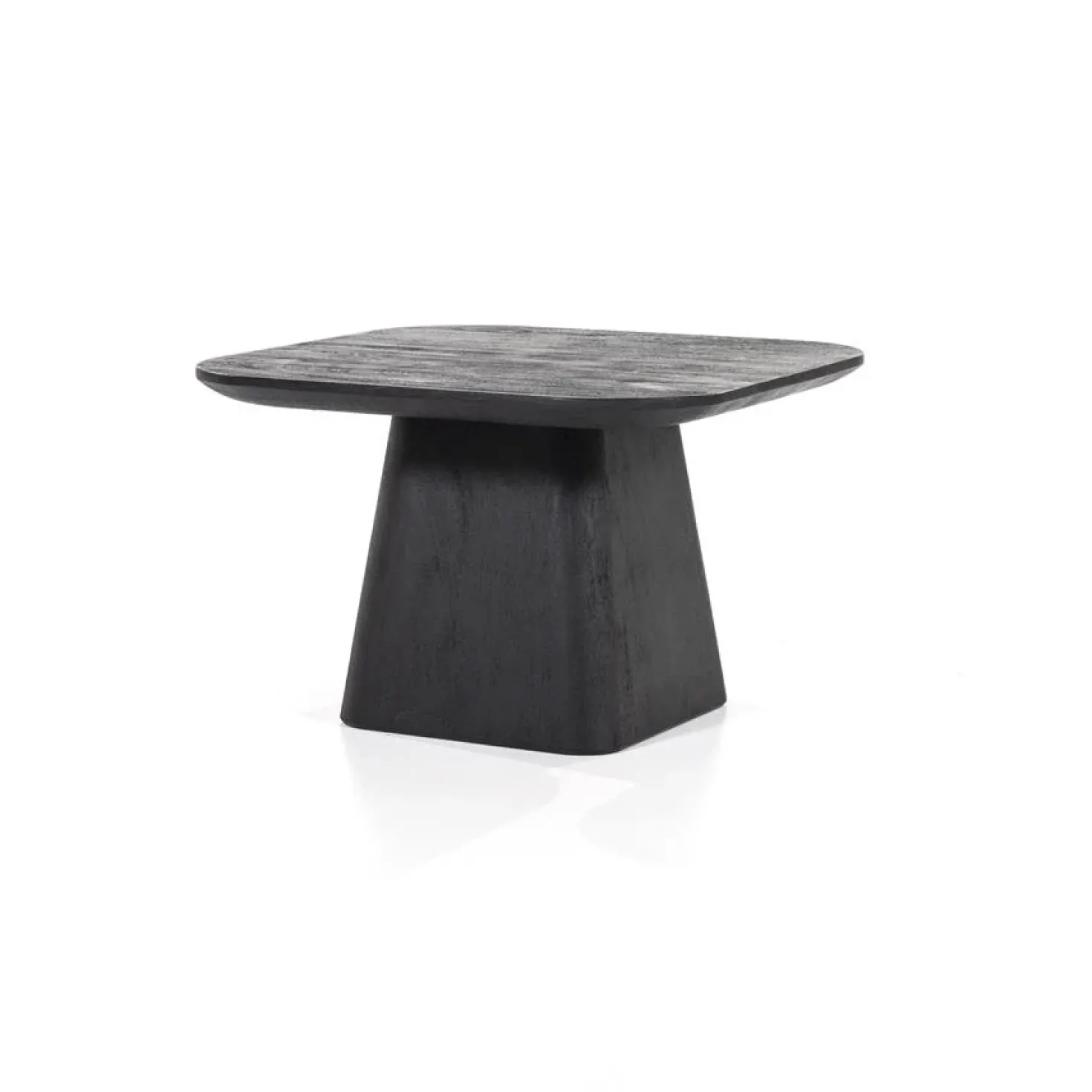 Bijzettafel Aron vierkant 60×60 zwart