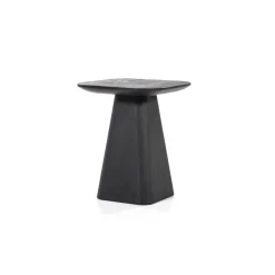 Bijzettafel Aron vierkant 40×40 zwart